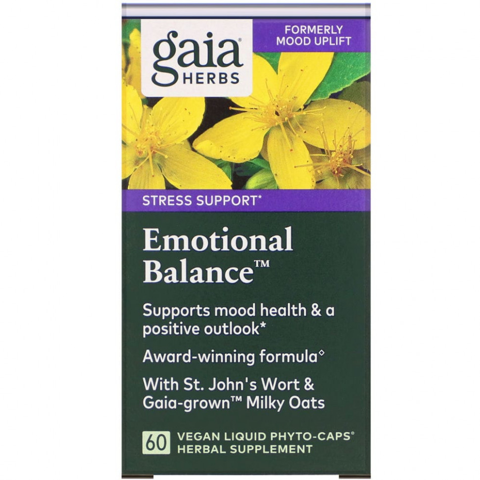   Gaia Herbs, Emotional Balance, 60   Phyto-Cap    -     -,    