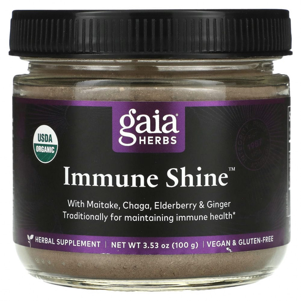   Gaia Herbs, Immune Shine,  , ,   , 100  (3,53 )    -     -,    