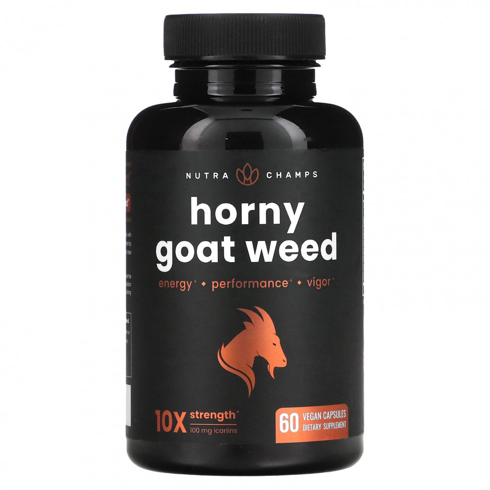   NutraChamps, Horny Goat Weed, 60      -     -,    