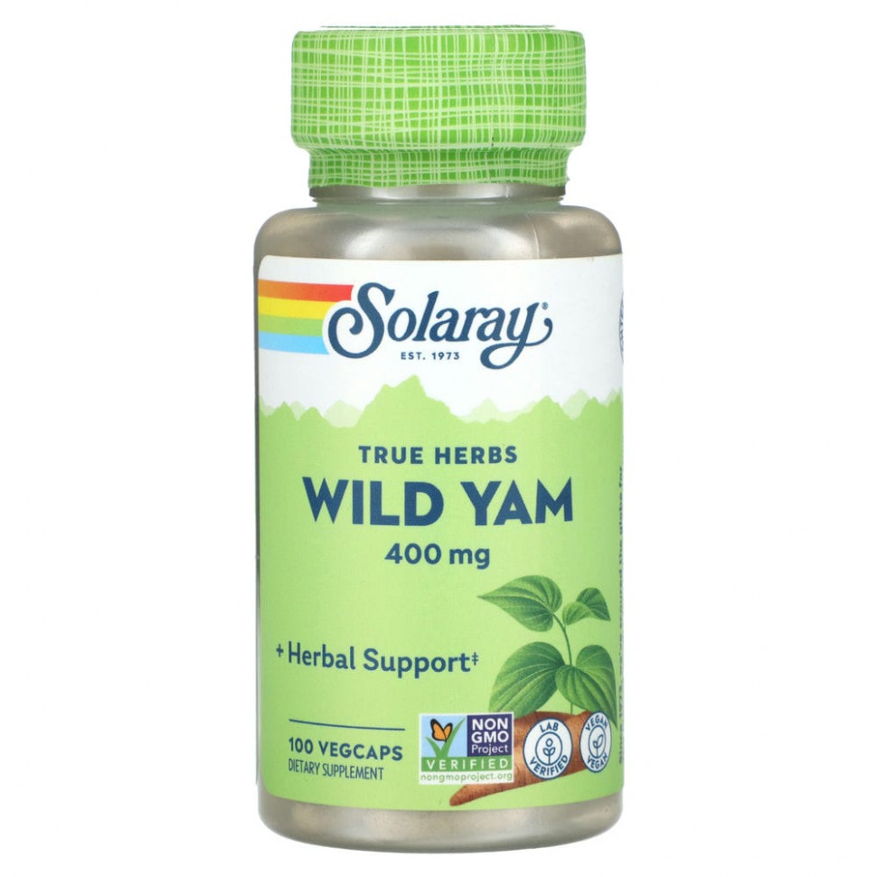   Solaray, True Herbs,  , 400 , 100      -     -,    