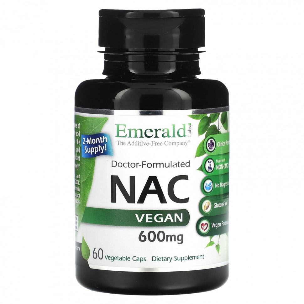   Emerald Laboratories, NAC  , 600 , 60      -     -,    