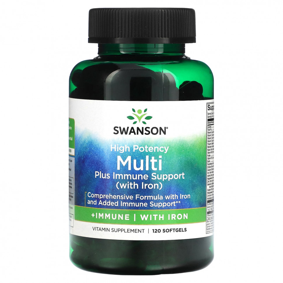   Swanson, Multi plus Immune Support  ,  , 120      -     -,    