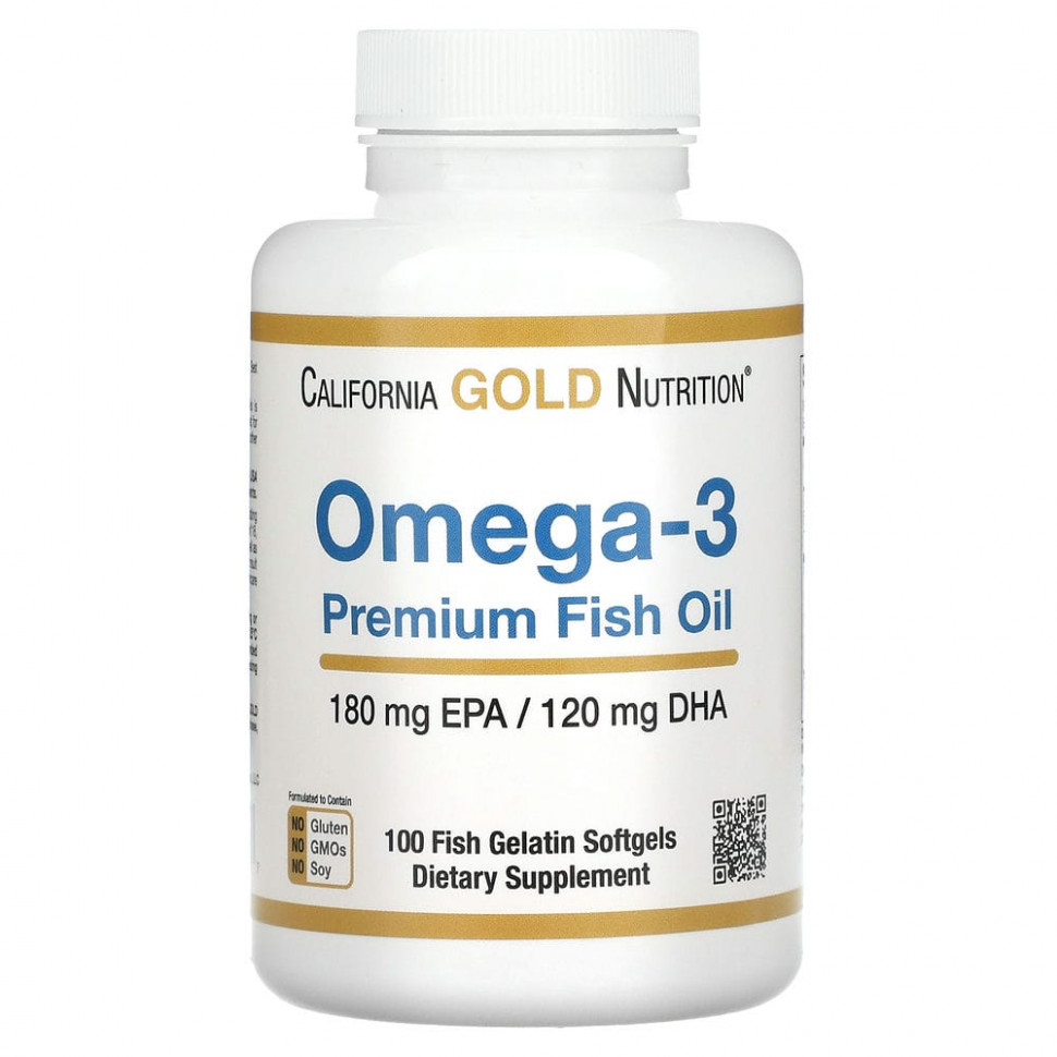   California Gold Nutrition, -3,    , 180   / 120  , 100        -     -,    