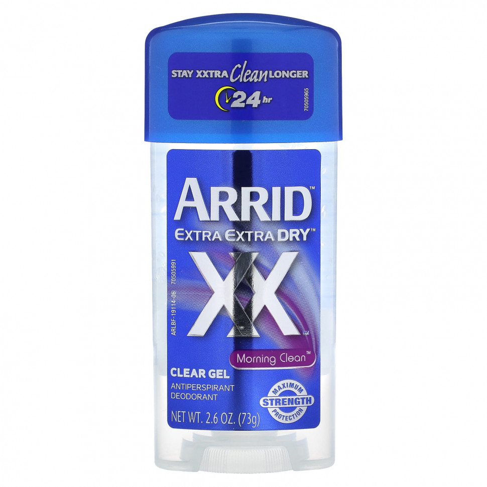   Arrid, Extra Extra Dry XX,  --, Morning Clean, 73  (2,6 )    -     -,    