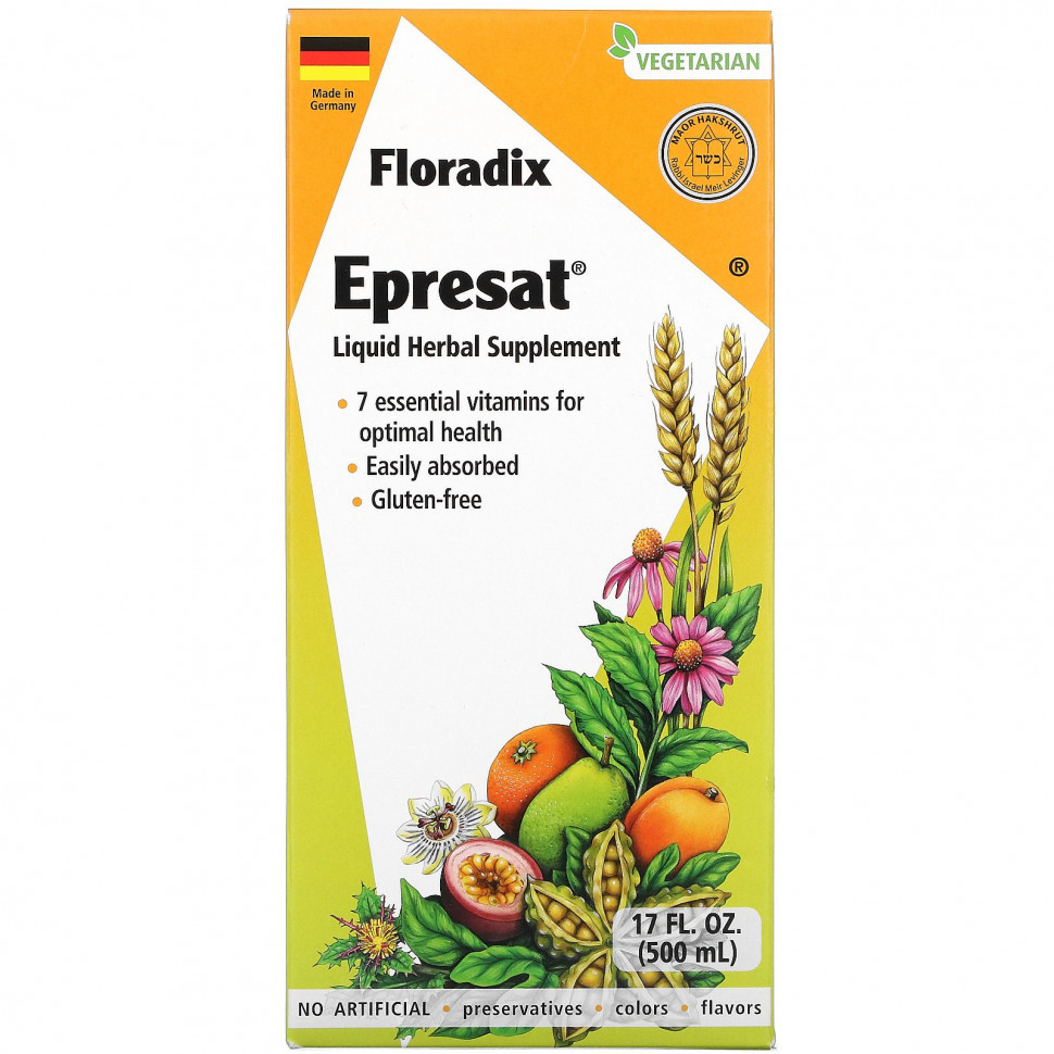   Gaia Herbs, Floradix, Epresat,   , 500  (17 . )    -     -,    