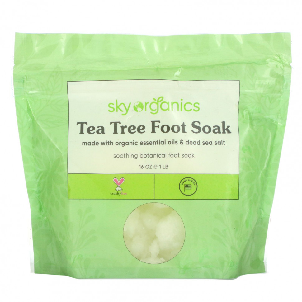   Sky Organics, Tea Tree Foot Soak,   , 1  (16 )    -     -,    