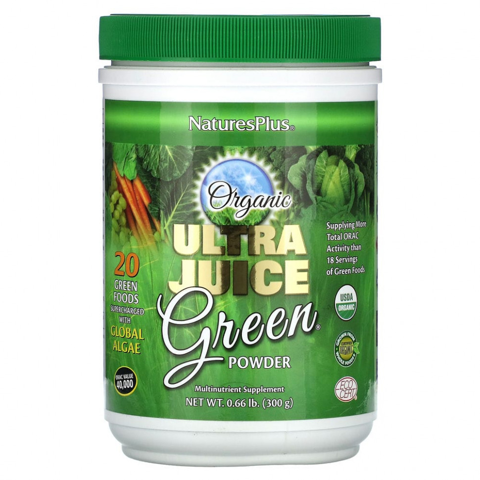   NaturesPlus,    Ultra Juice, 300  (0,66 )    -     -,    