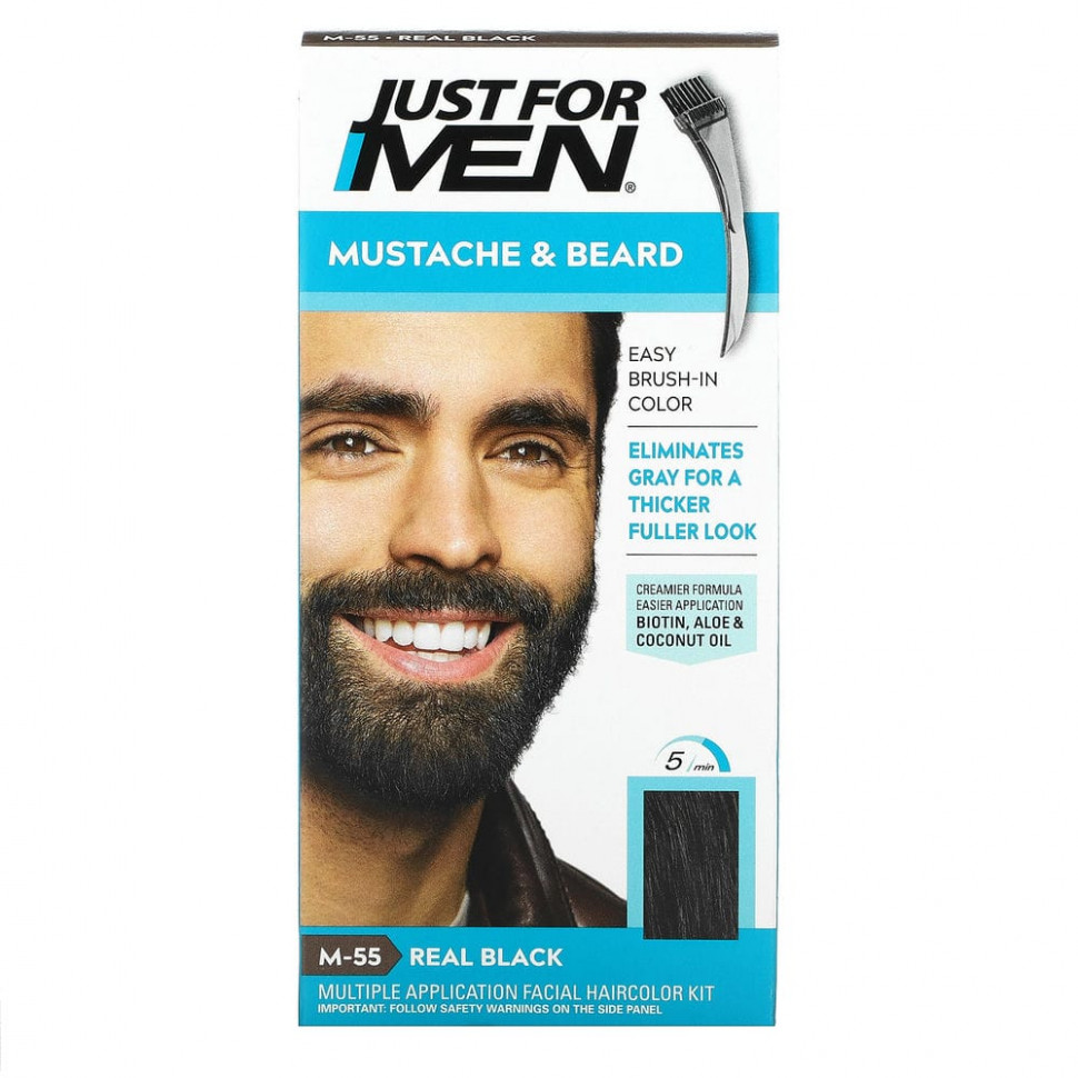   Just for Men,       Mustache & Beard,   ,   M-55, 2 .  14     -     -,    