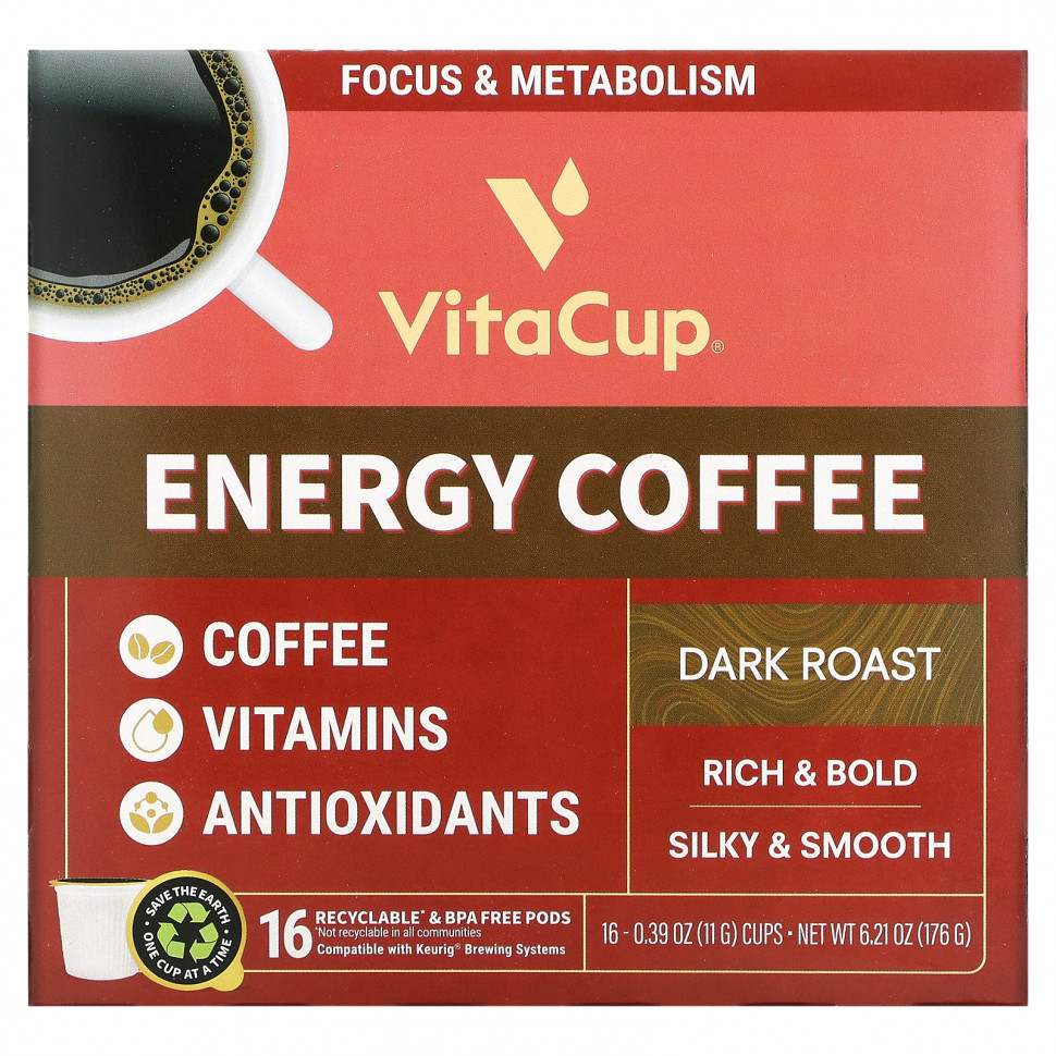   VitaCup, Energy Coffee,  , 16   11  (0,39 )    -     -,    