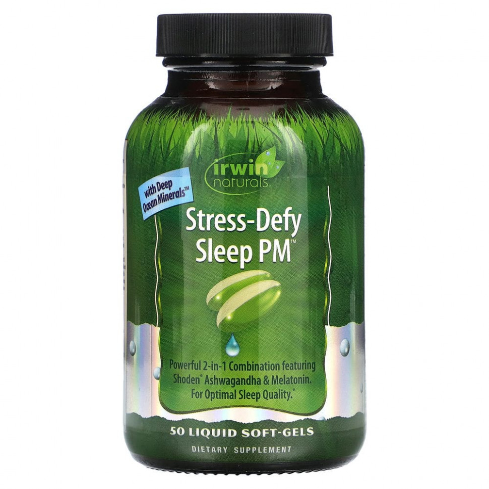   Irwin Naturals, Stress-Defy Sleep PM, 50      -     -,    