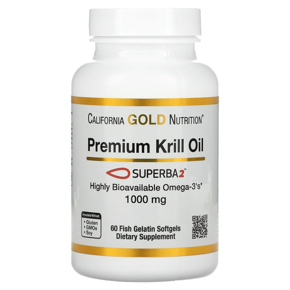   California Gold Nutrition, SUPERBA2,    , 1000 , 60      -     -,    