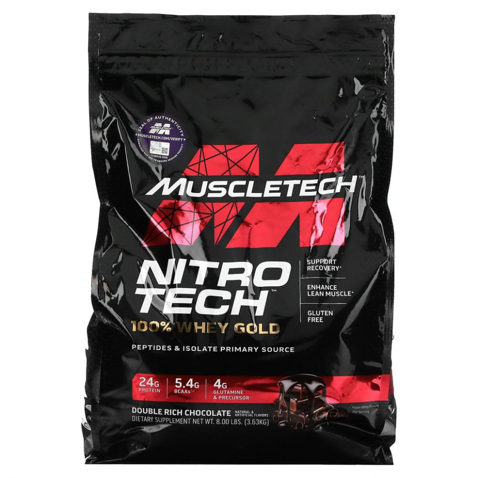   Muscletech, Nitro Tech, 100% Whey Gold,    ,  , 3,63  (8 )    -     -,    