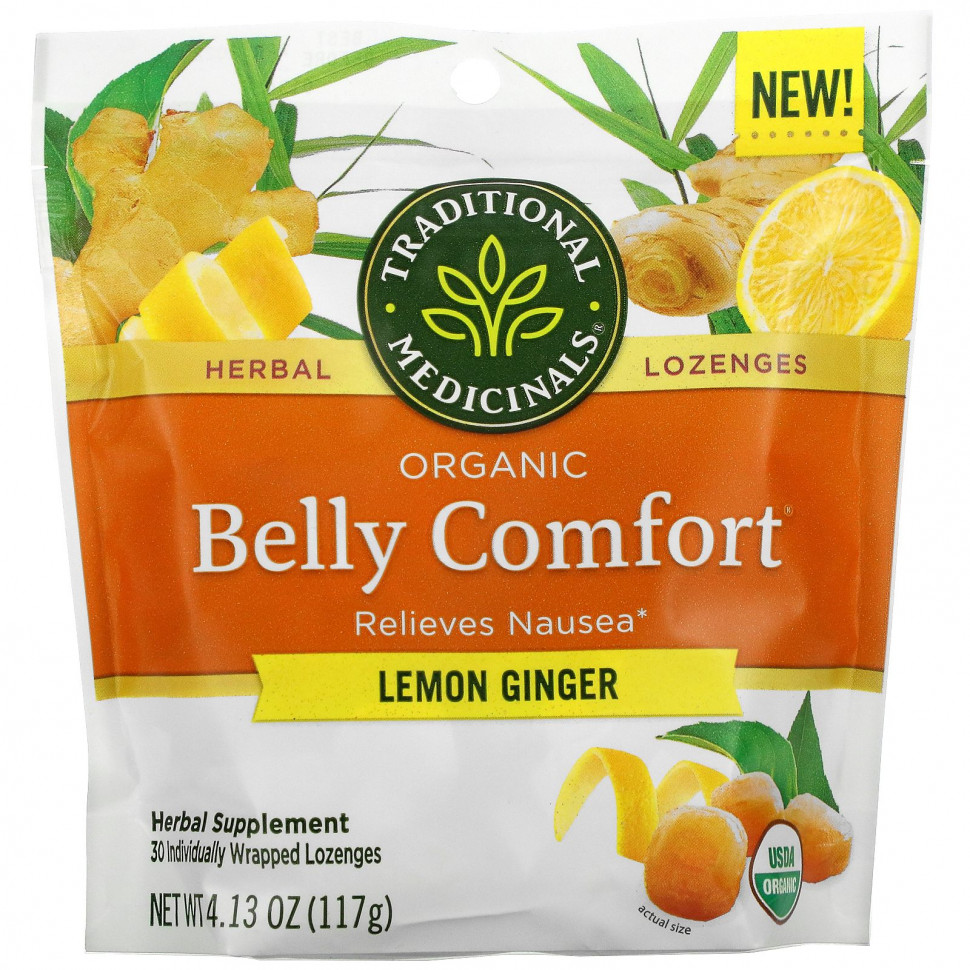   Traditional Medicinals, Organic Belly Comfort,   , 30        -     -,    