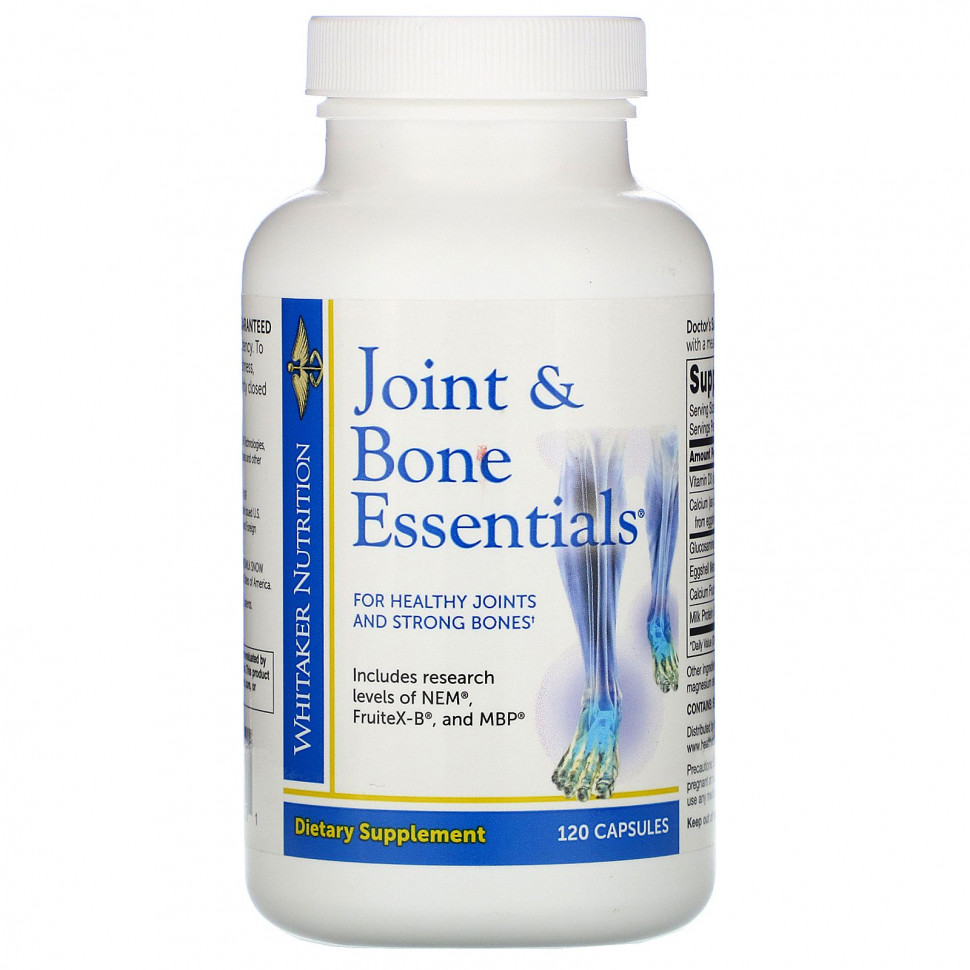   Whitaker Nutrition, Joint & Bone Essentials, 120     -     -,    