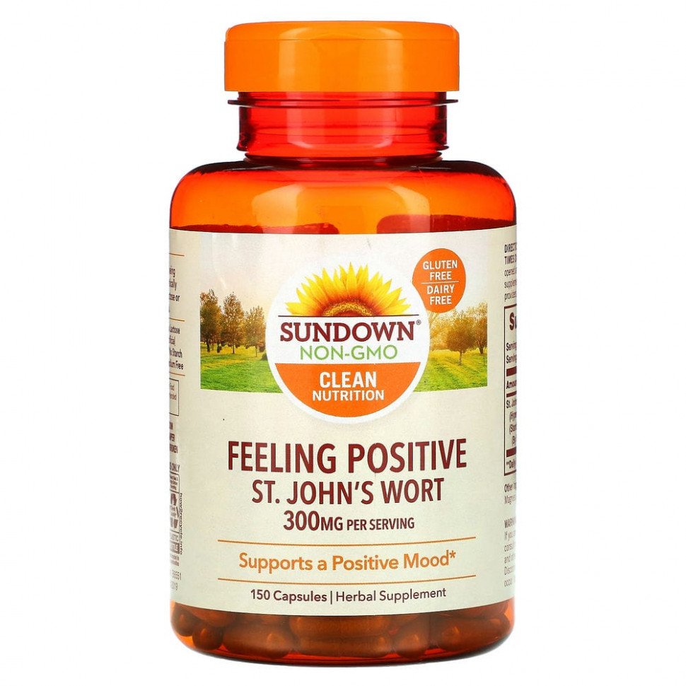   Sundown Naturals, Feeling Positive, , 150 , 150     -     -,    