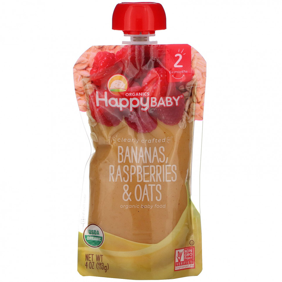   Happy Family Organics, Clearly Crafted,   ,  2,    6 , ,   , 113  (4 )    -     -,    