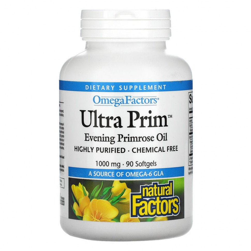   Natural Factors, Ultra Prim, 1000 , 90     -     -,    