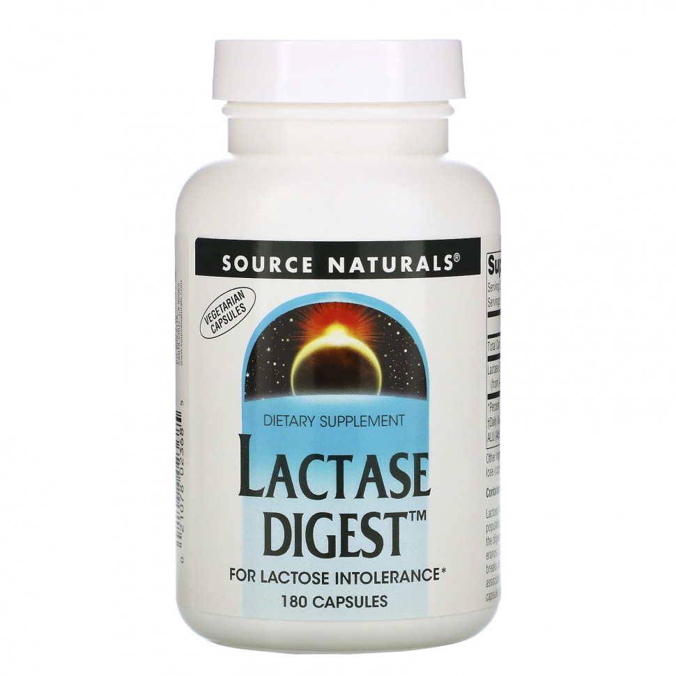   Source Naturals, Lactase Digest, 180     -     -,    