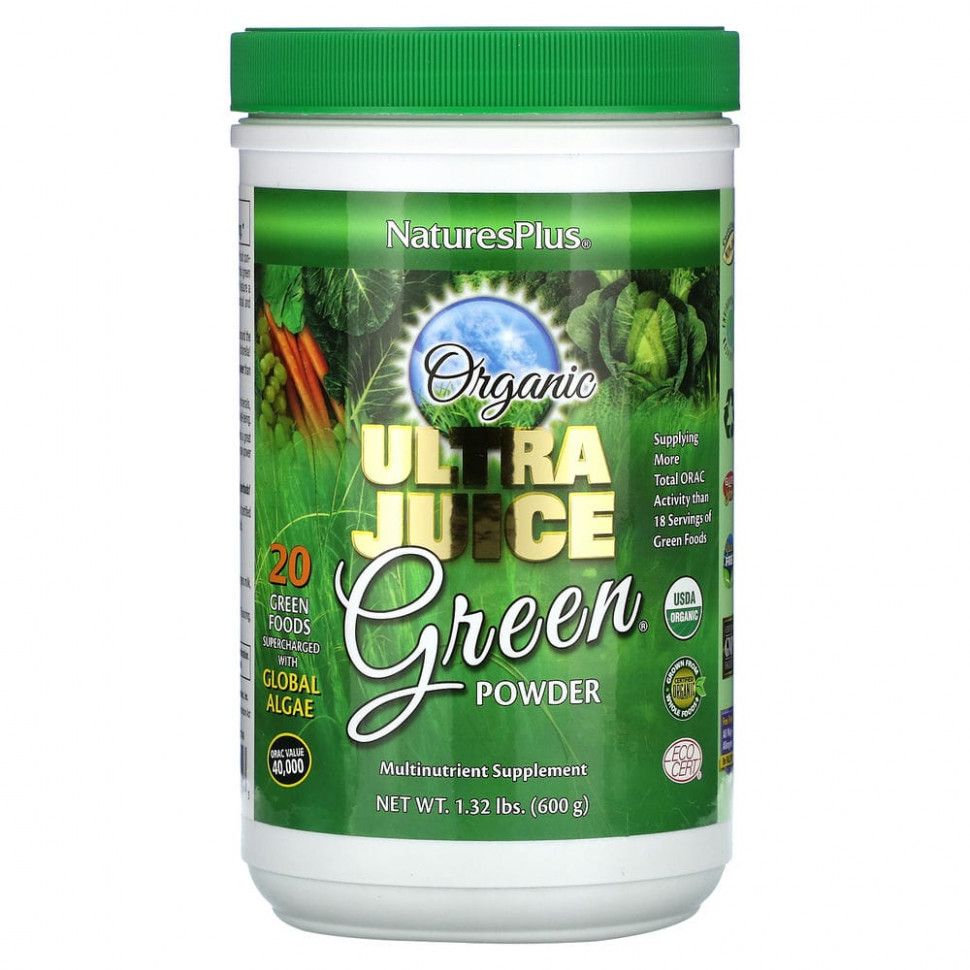   NaturesPlus,    Ultra Juice, 600  (1,32 )    -     -,    