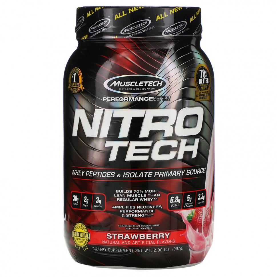   Muscletech, Nitro-Tech,   +      ,  , 907  (2 )    -     -,    