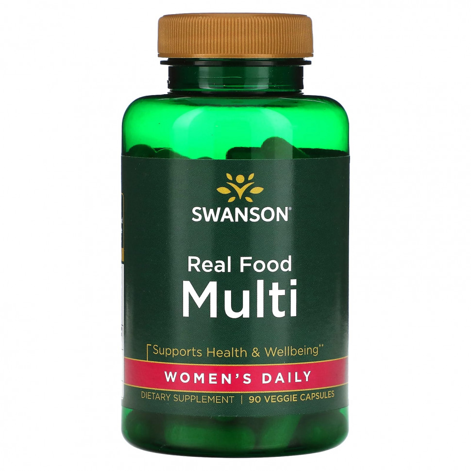   Swanson, Real Food Multi,    , 90      -     -,    