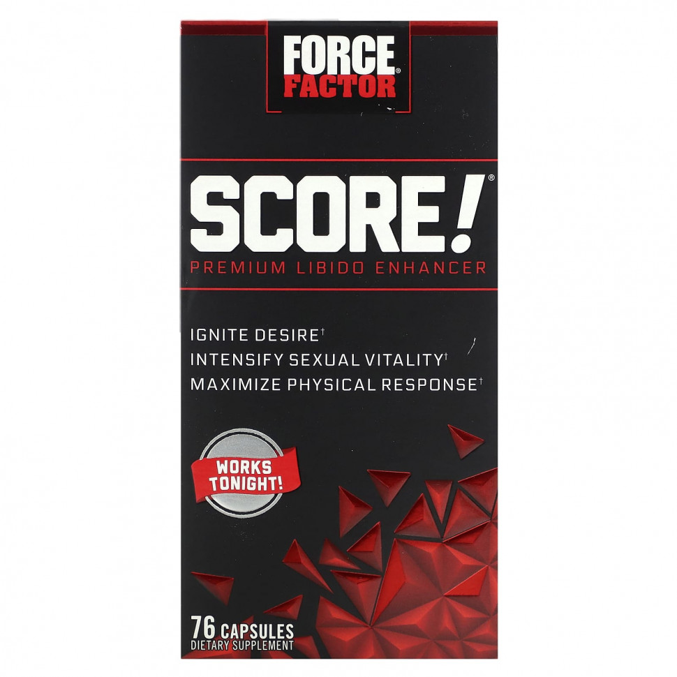   Force Factor, Score! Premium Libido Enhancer, 76     -     -,    