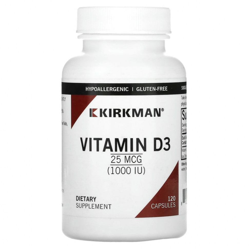   Kirkman Labs,  D3, 25  (1000 ), 120     -     -,    