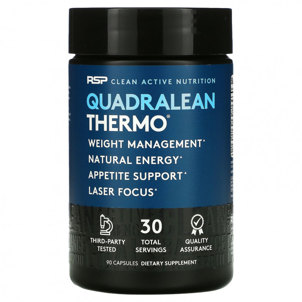   RSP Nutrition, Quadralean Thermo, 90     -     -,    