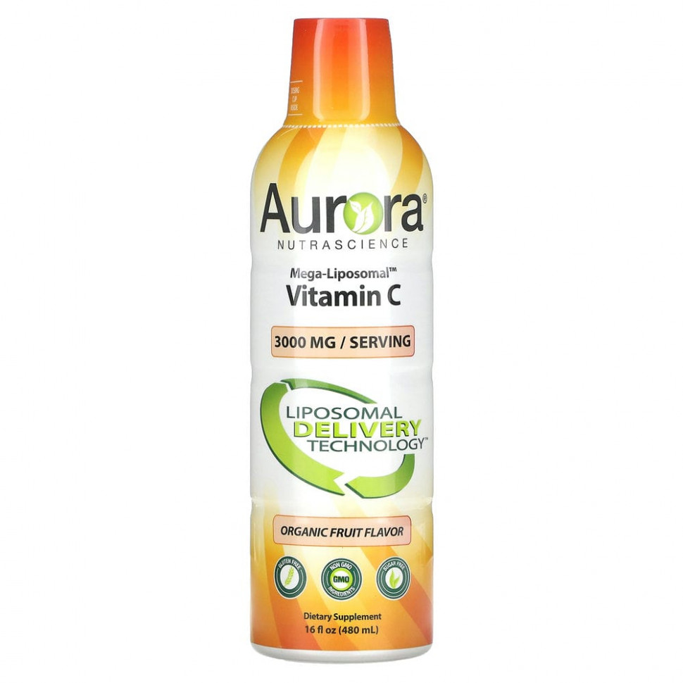   Aurora Nutrascience, Mega-Liposomal Vitamin C,   , 3000 , 480  (16 . )    -     -,    