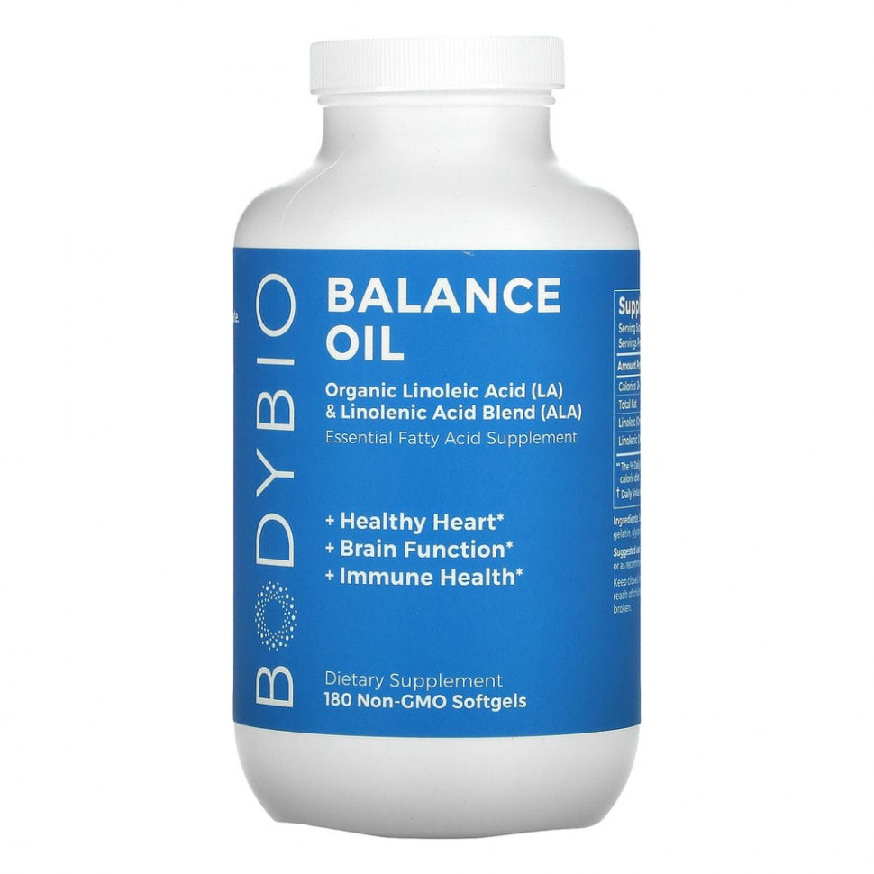   BodyBio, Balance Oil, 180        -     -,    