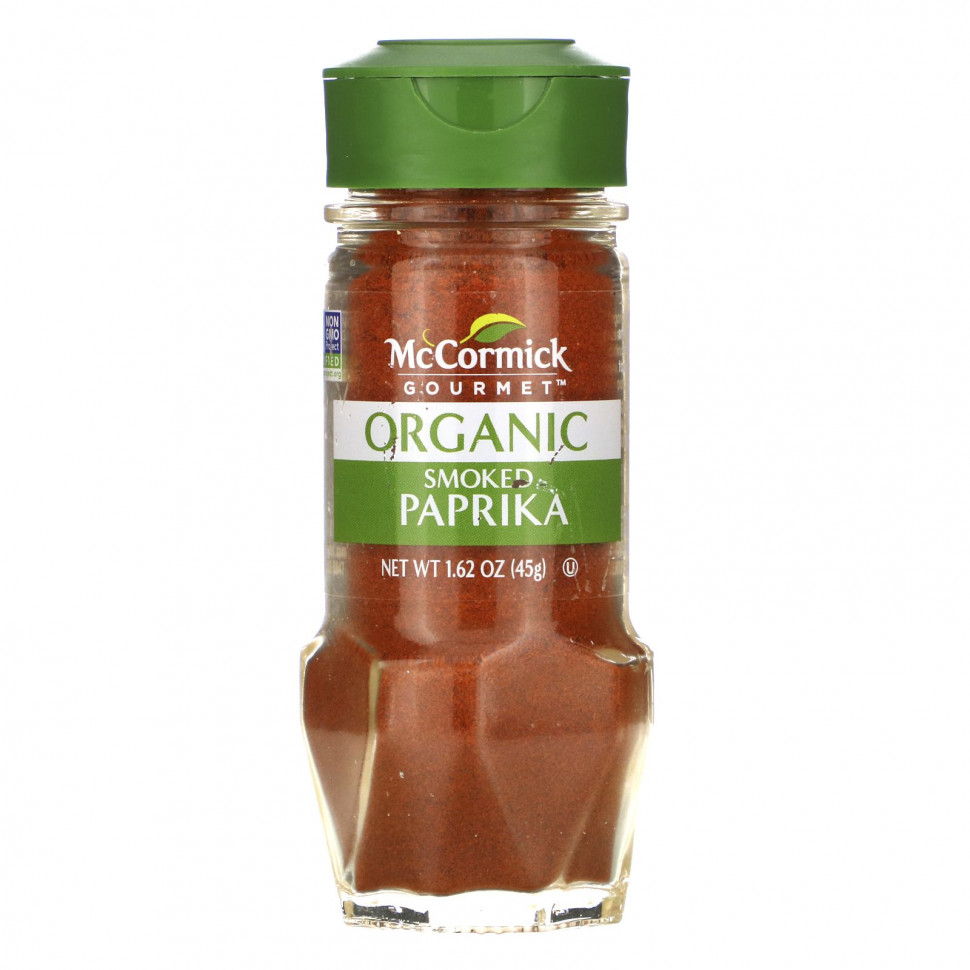   McCormick Gourmet, Organic, Smoked Paprika, 1.62 oz (45 g)    -     -,    