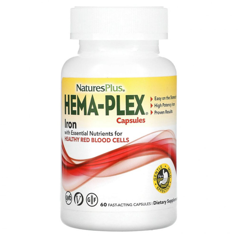   NaturesPlus, Hema-Plex,   , 60       -     -,    