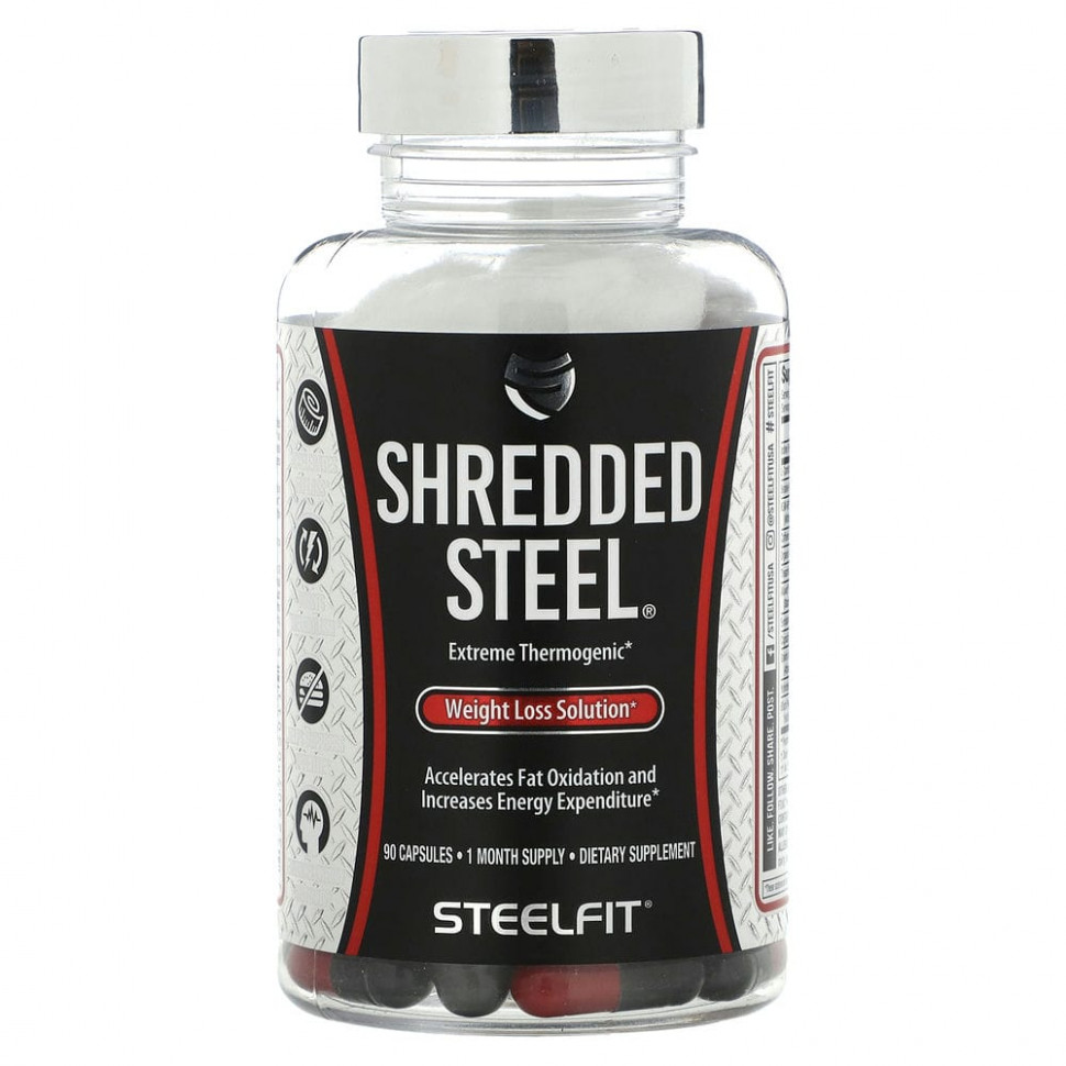   SteelFit, Shredded Steel,    , 90     -     -,    