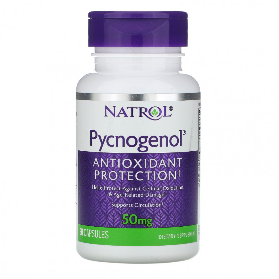   Natrol, Pycnogenol, 50 , 60     -     -,    