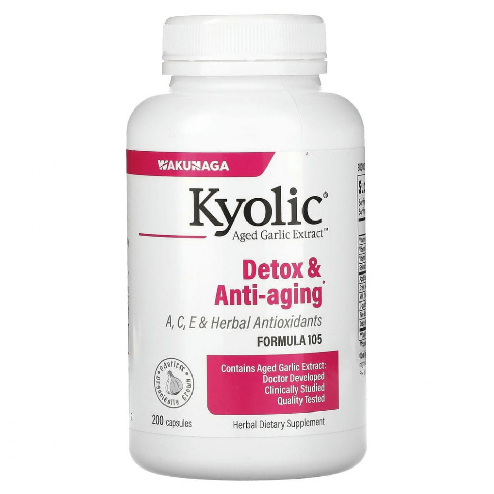   Kyolic, Aged Garlic Extract,  105    , 200     -     -,    