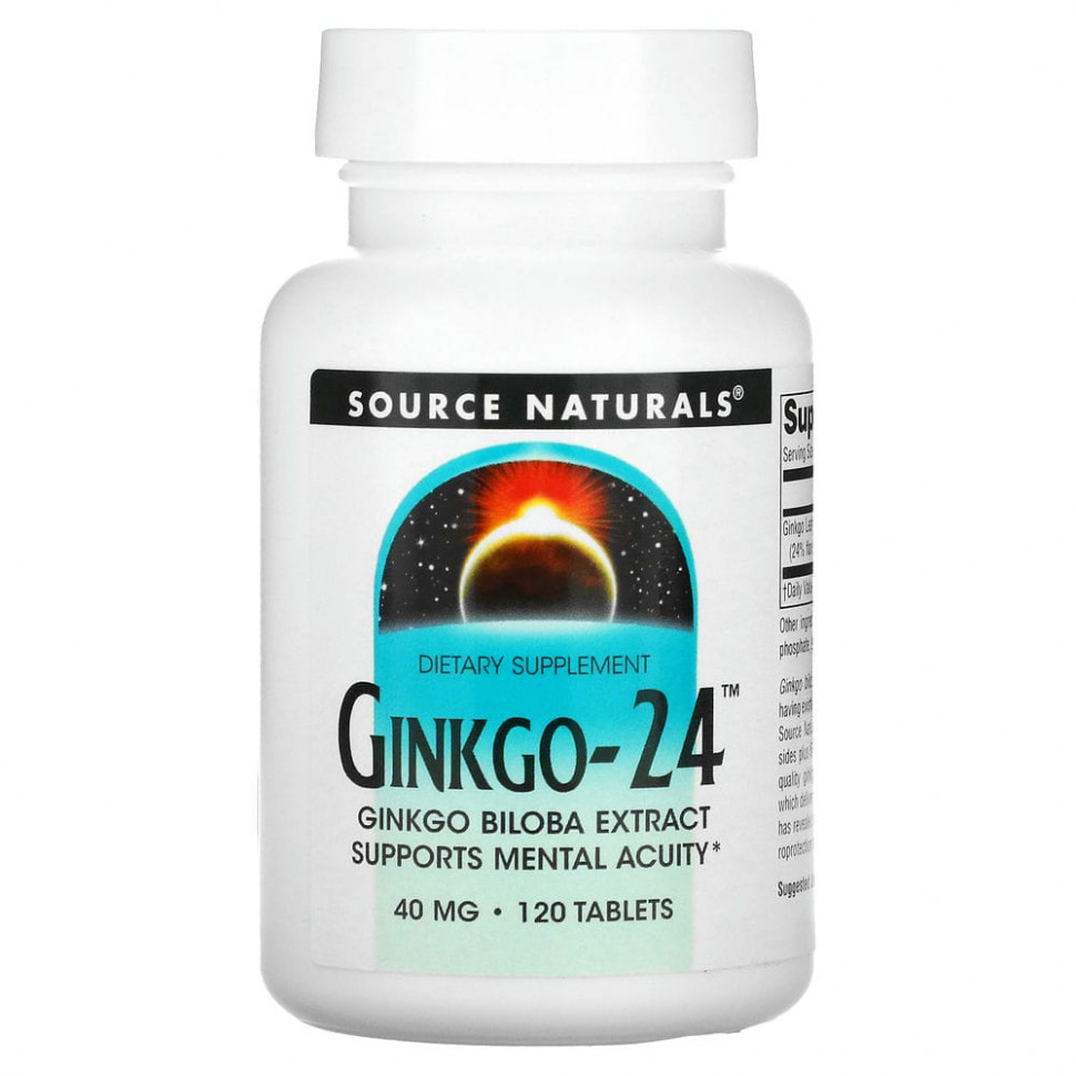   Source Naturals, -24, 40 , 120     -     -,    