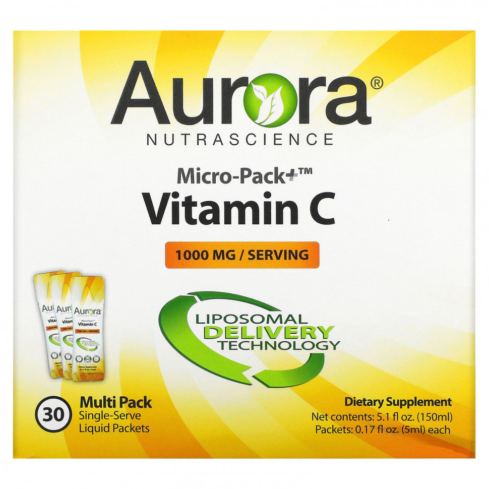   Aurora Nutrascience, Micro-Pack +  C, 1000 , 30   5  (0,17 . )    -     -,    