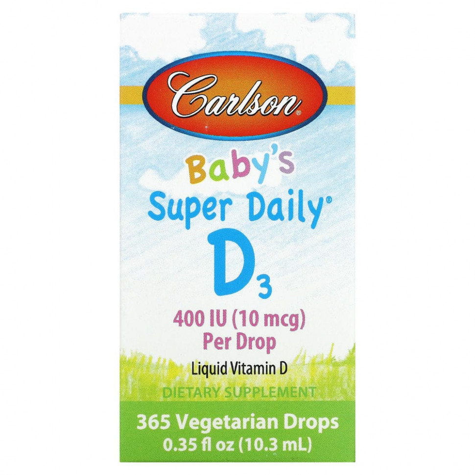   Carlson Labs, Super Daily,  D3  , 10  (400 ), 10,3  (0,35 . )    -     -,    