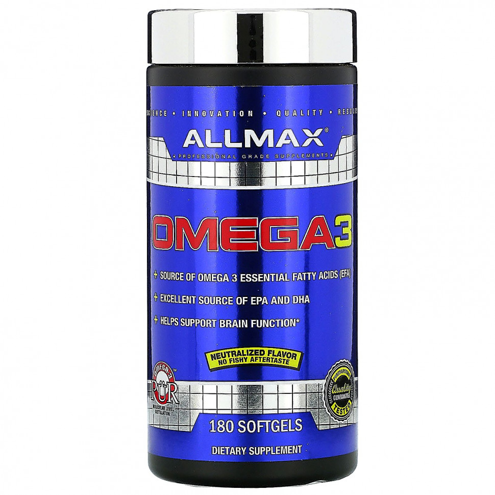   ALLMAX Nutrition,    -3 ,      , 180       -     -,    