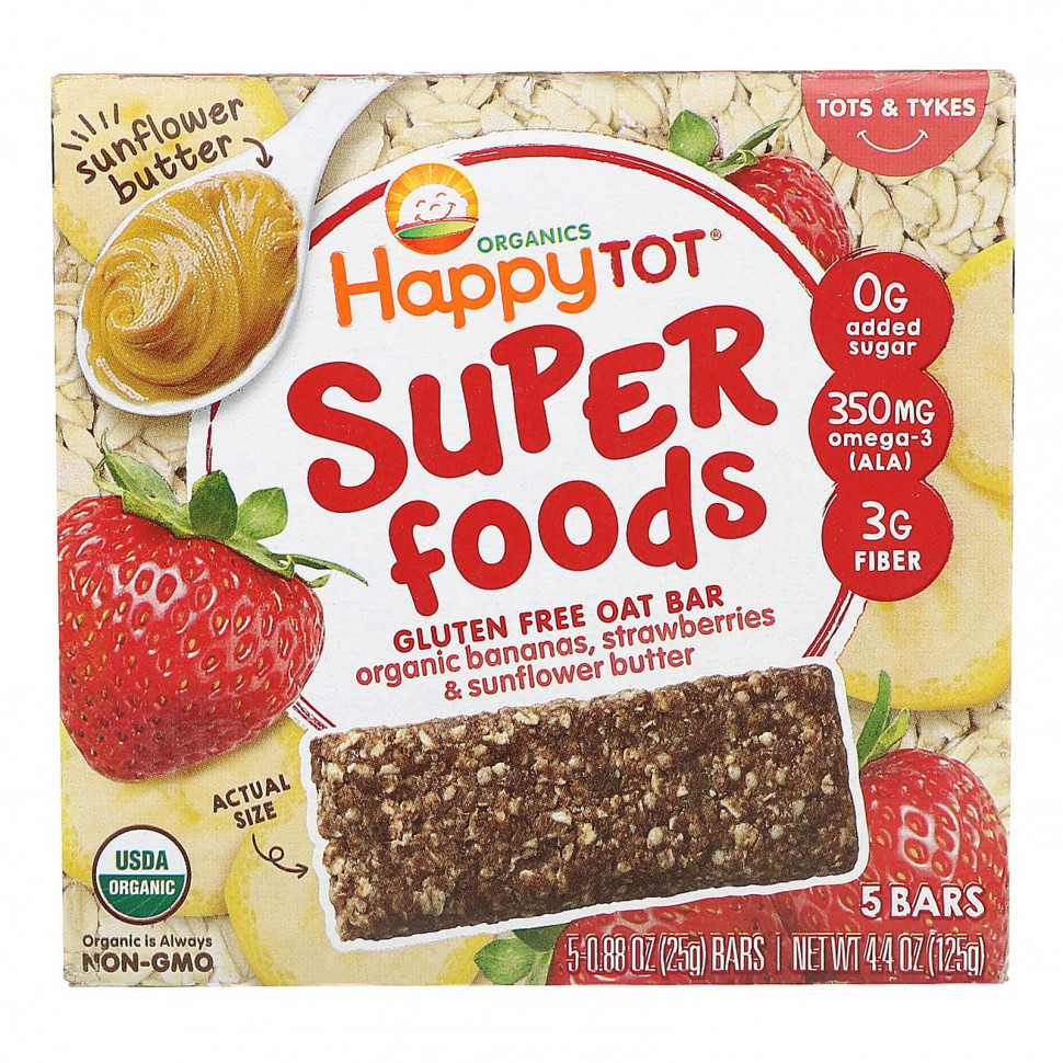   Happy Family Organics, Organics Happy Tot, ,   ,  ,    , 5 , 25      -     -,    