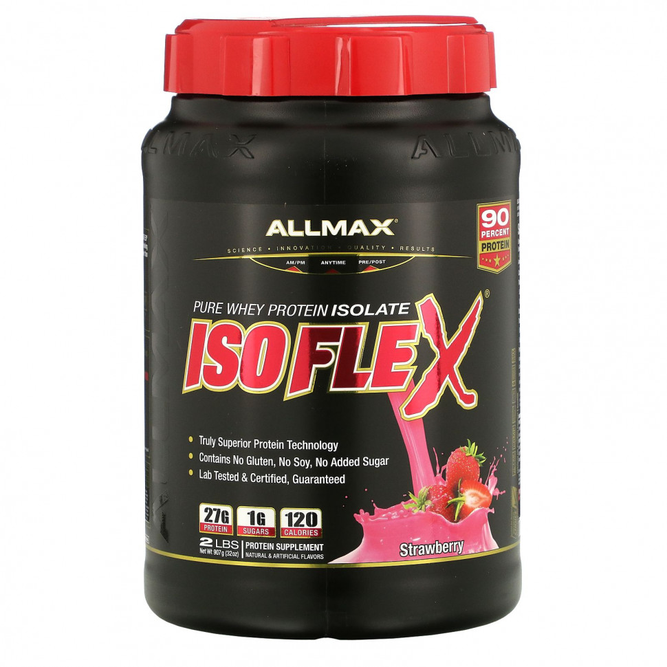   ALLMAX Nutrition, Isoflex, 100%     (WPI -   ), , 2  (907 )    -     -,    