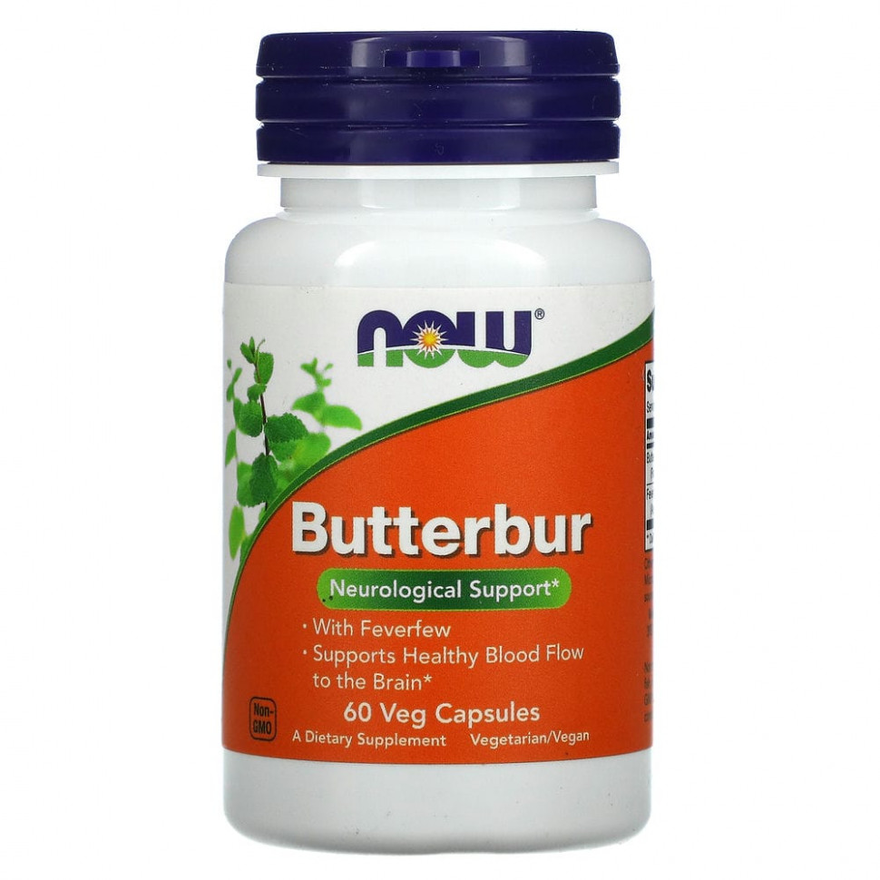   NOW Foods, Butterbur, 60      -     -,    