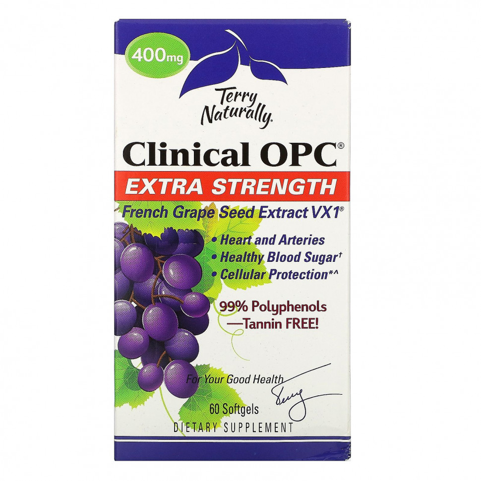   Terry Naturally, Clinical OPC,    , 400 , 60      -     -,    