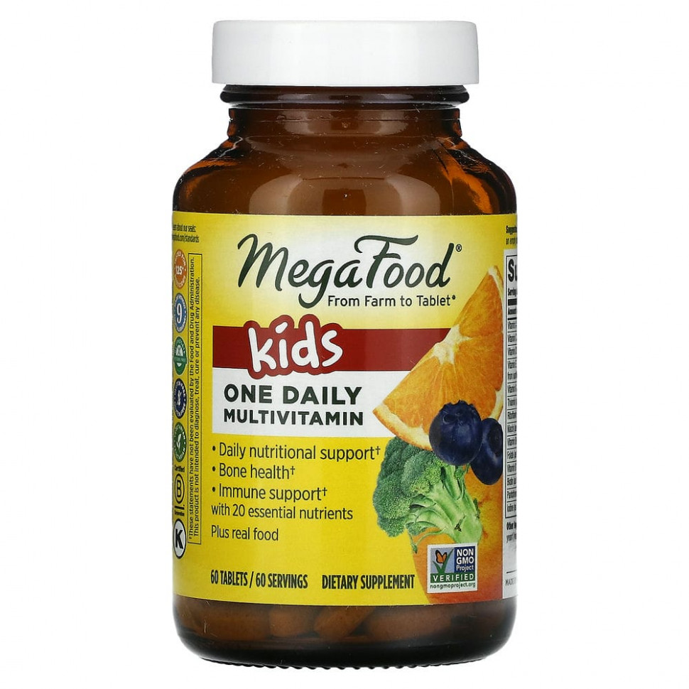   MegaFood, Kids One Daily,   , 60     -     -,    