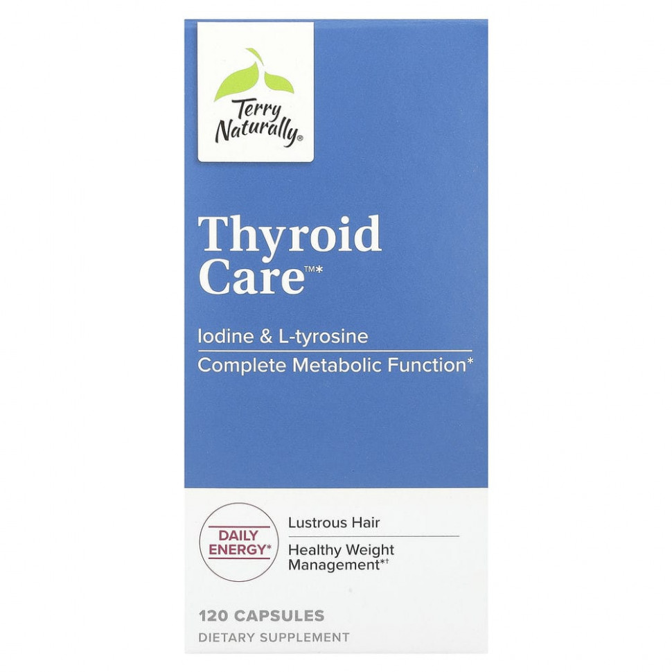   Terry Naturally, Thyroid Care, 120     -     -,    