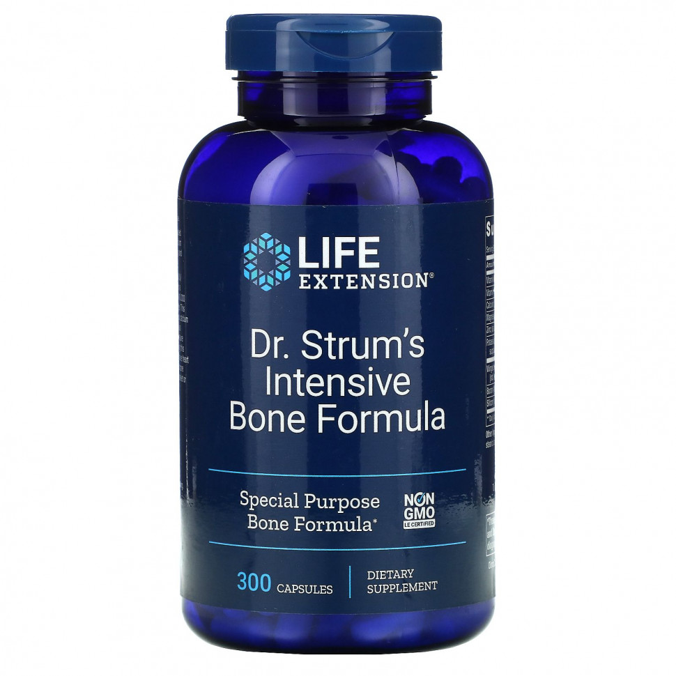   Life Extension,  Strum's Intensive Bone Formula,    , 300     -     -,    