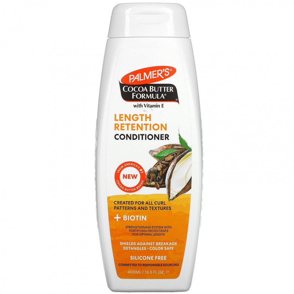   Palmer's, Length Retention Conditioner, Coconut Oil, With Vitamin E, 13.5 fl oz (400 ml)    -     -,    