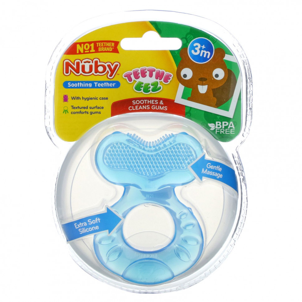   Nuby, Teethe Eez,    ,    3 ,     -     -,    