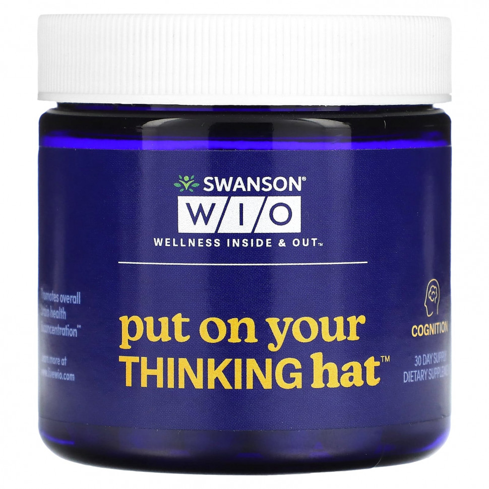 Swanson WIO, Put On Your Thinking Hat, 30   , IHerb ()  