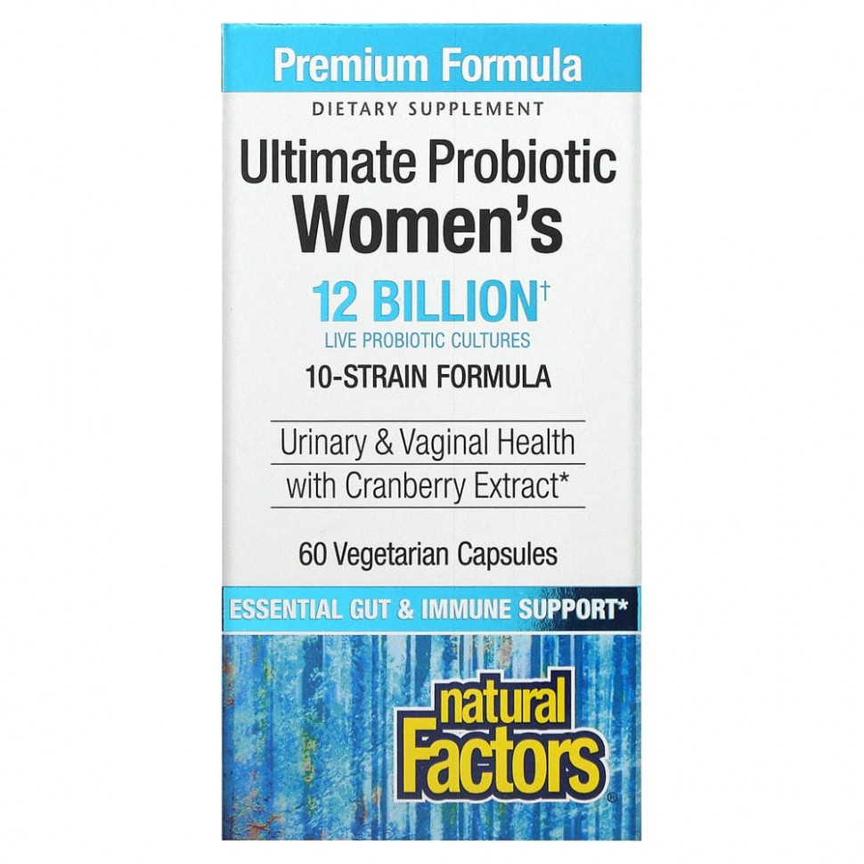   Natural Factors, Ultima Probiotic Womens,   , 12  , 60      -     -,    